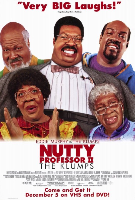 Чокнутий професор 2: Родина Клампов / Nutty Professor II: The Klumps (2000)
